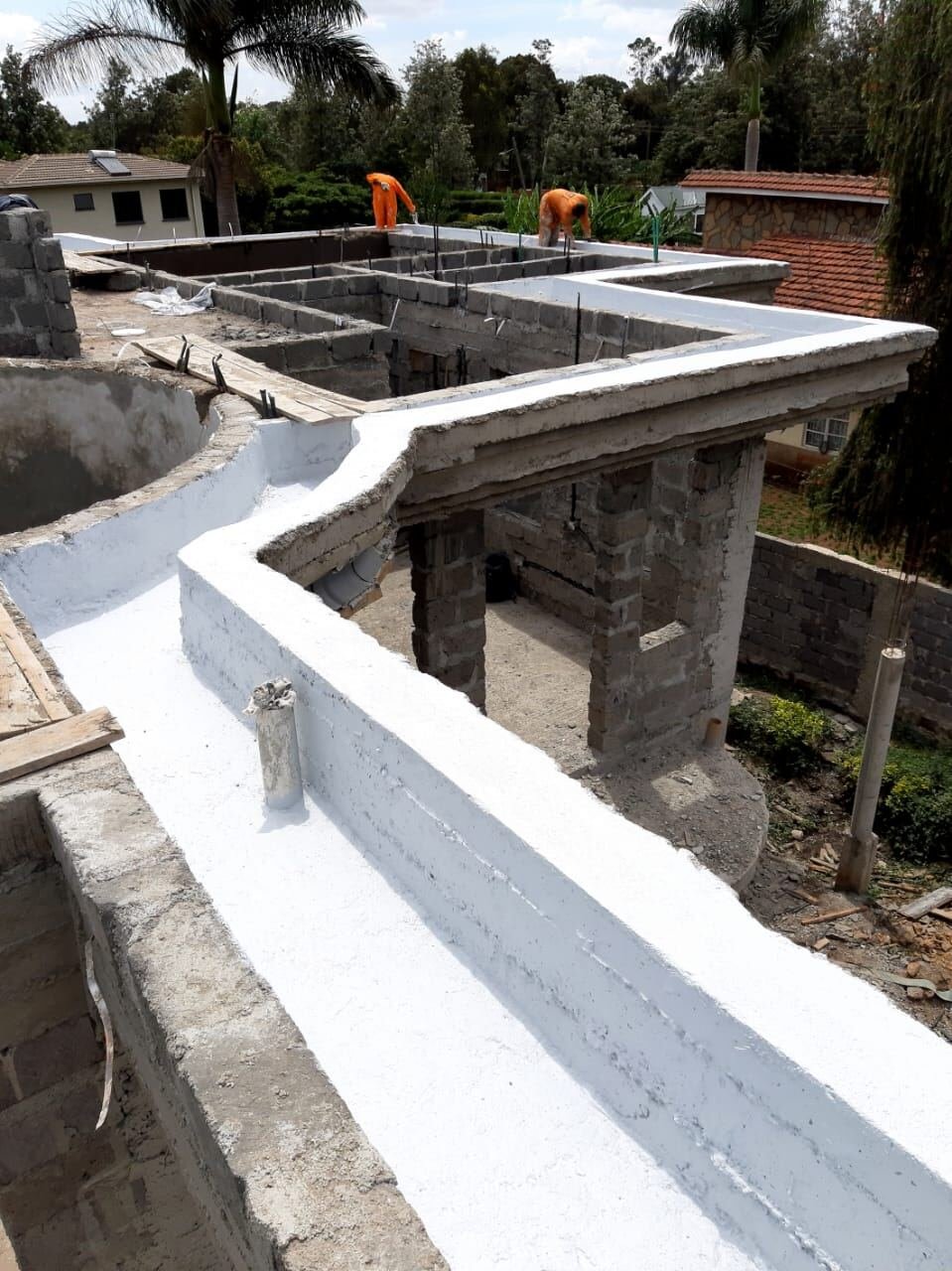 Other Kifaru waterproofing products in use on site